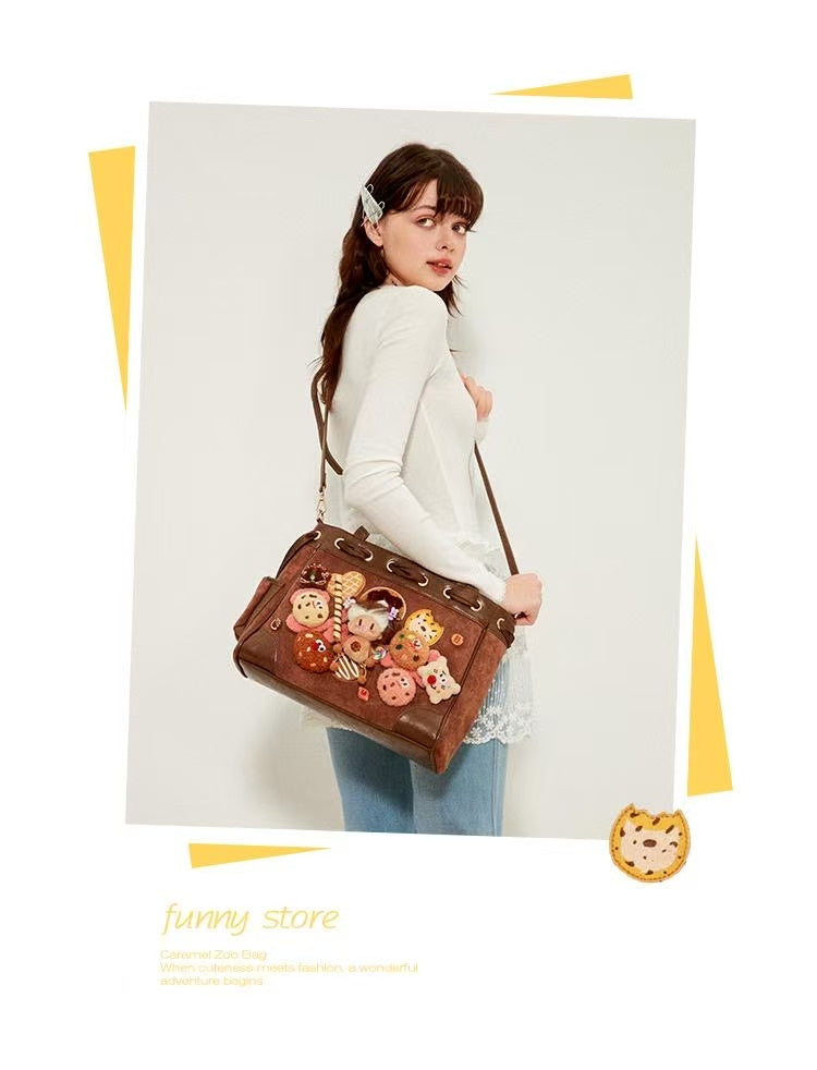 "Cookies that grew up eating cookies." designer original shoulder bag \ handbag \ crossbody bag